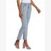 NEW Generation Love Size 32 Justine Button Fray Denim Pants, Light Blue