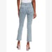 NEW Generation Love Size 32 Justine Button Fray Denim Pants, Light Blue
