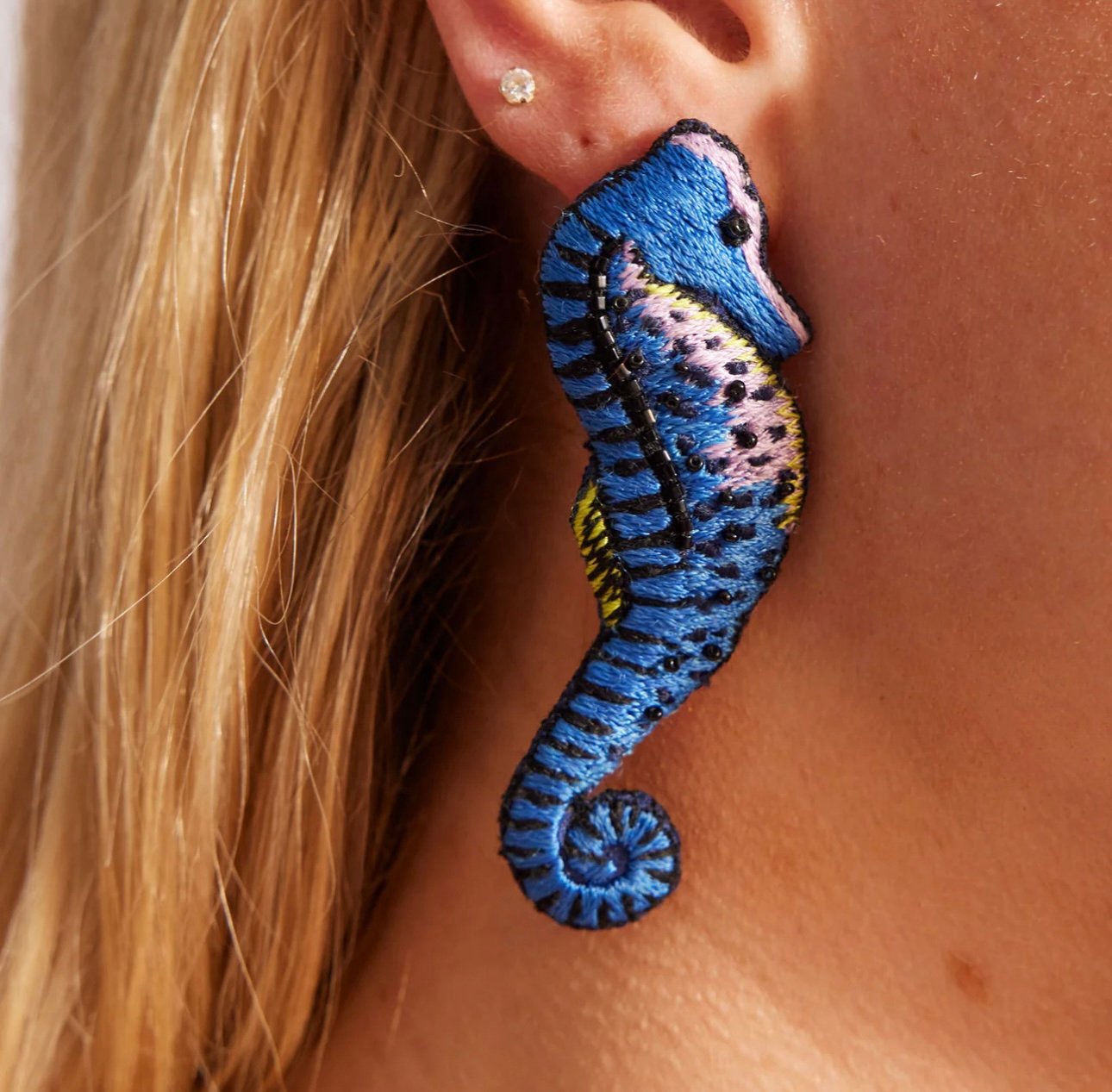 Mignonne Gavigan Seahorse Statement Earrings