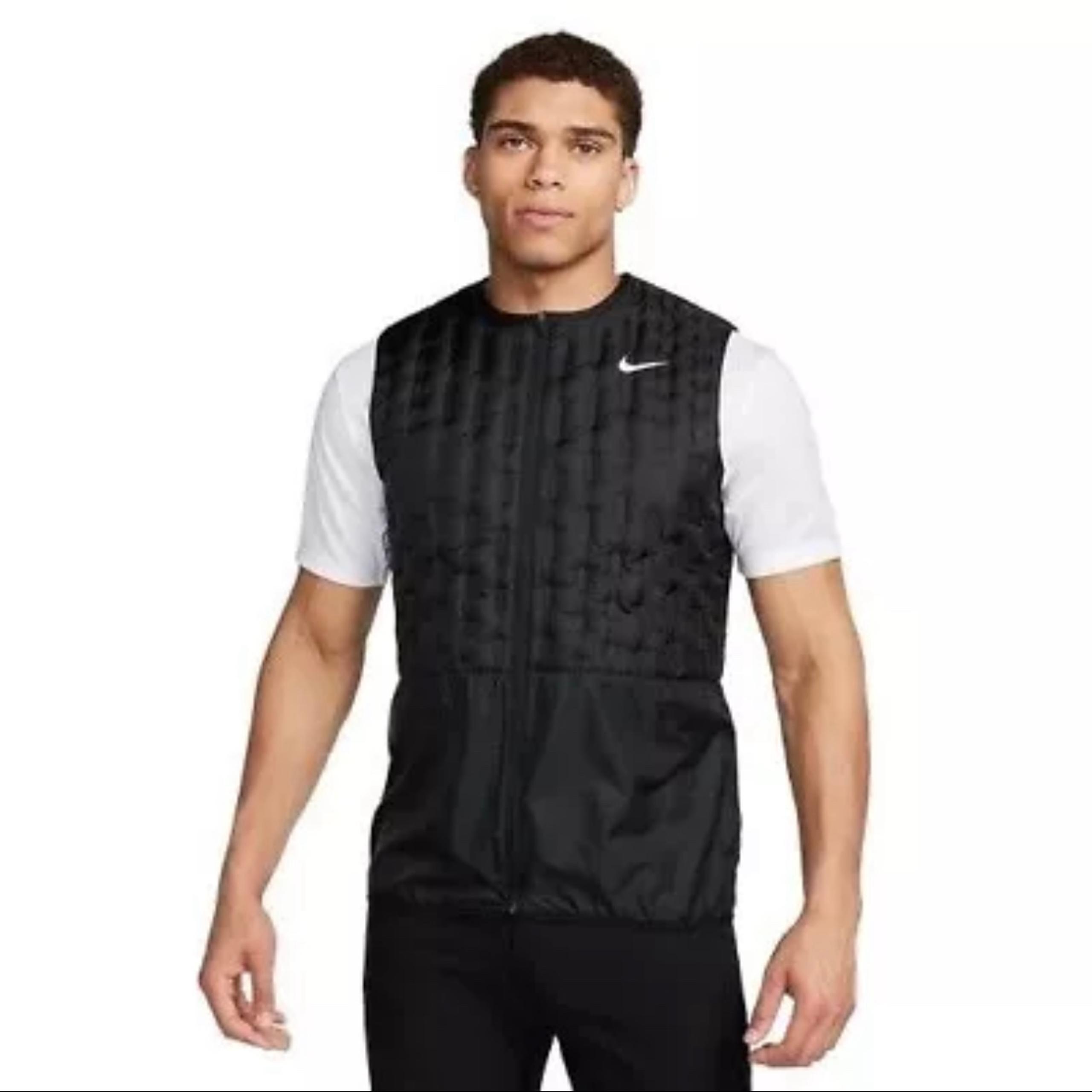 Nike Therma-Fit Repel Full Zip Down Golf Men's Size Large Vest DX6078-010