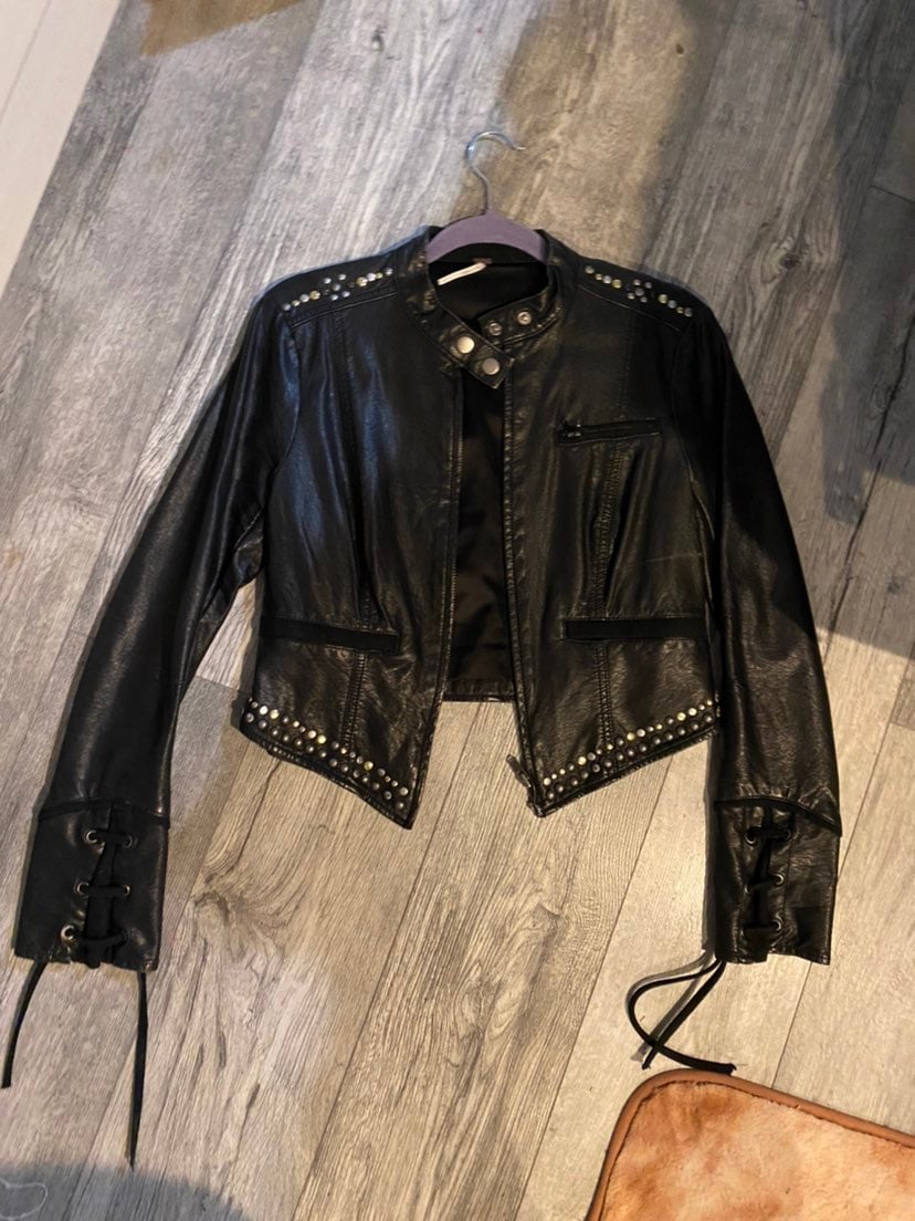 Faux Leather Jacket