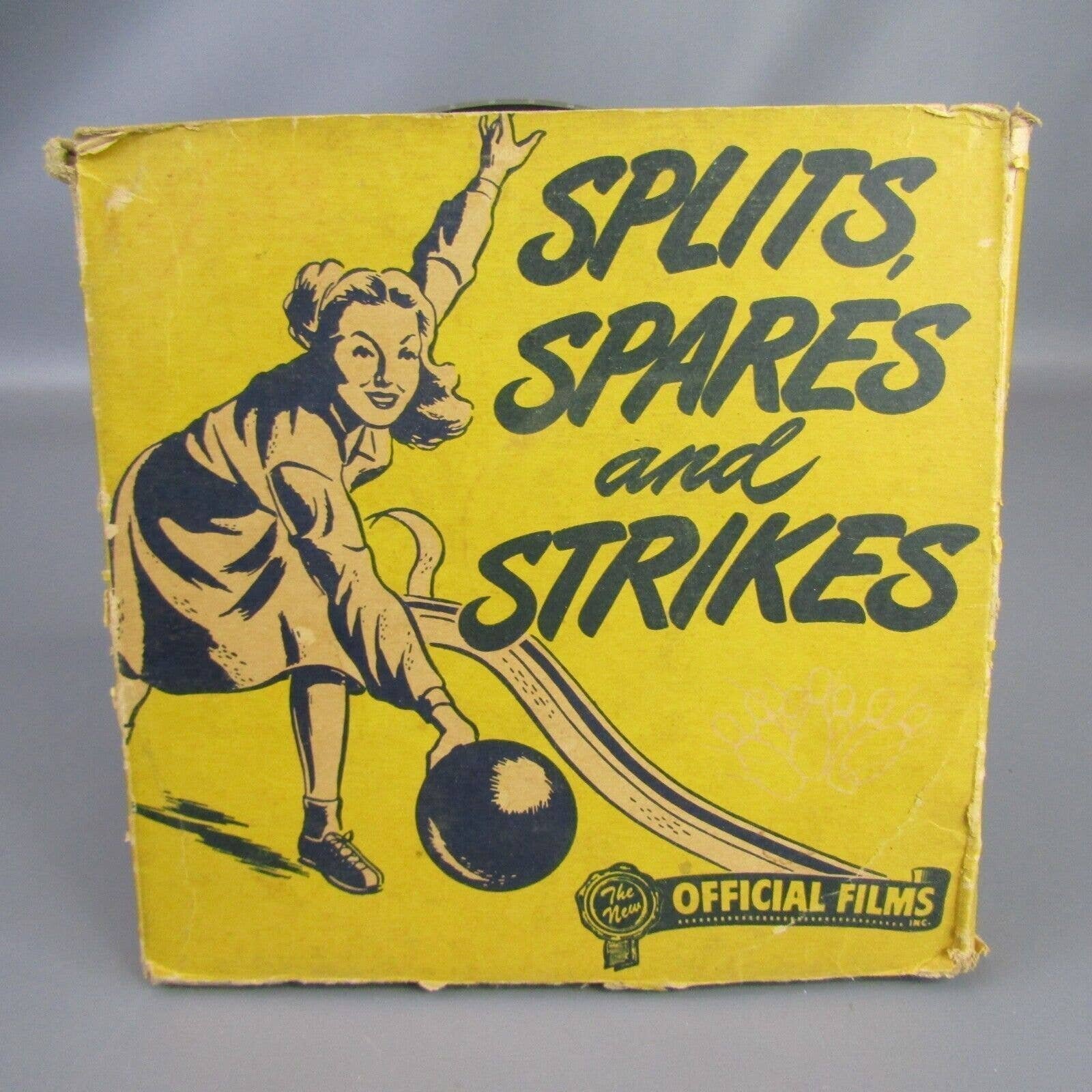 Splits Spares and Strikes Bowling 16mm Film 7 Reel Official Films RARE