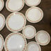 Set of 11 Corelle Butterfly Gold Dinner Plates 10 1/2” 8 1/2” 6 1/2” Vintage
