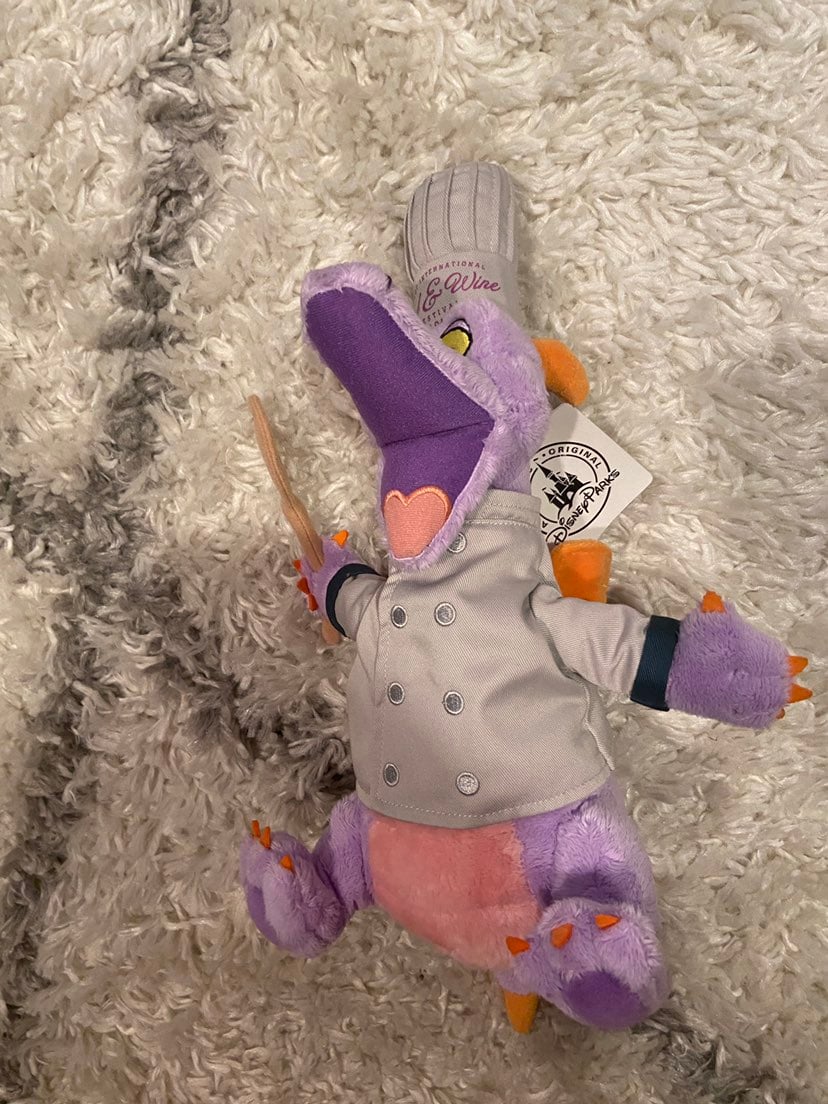 Figment disney chef plush new