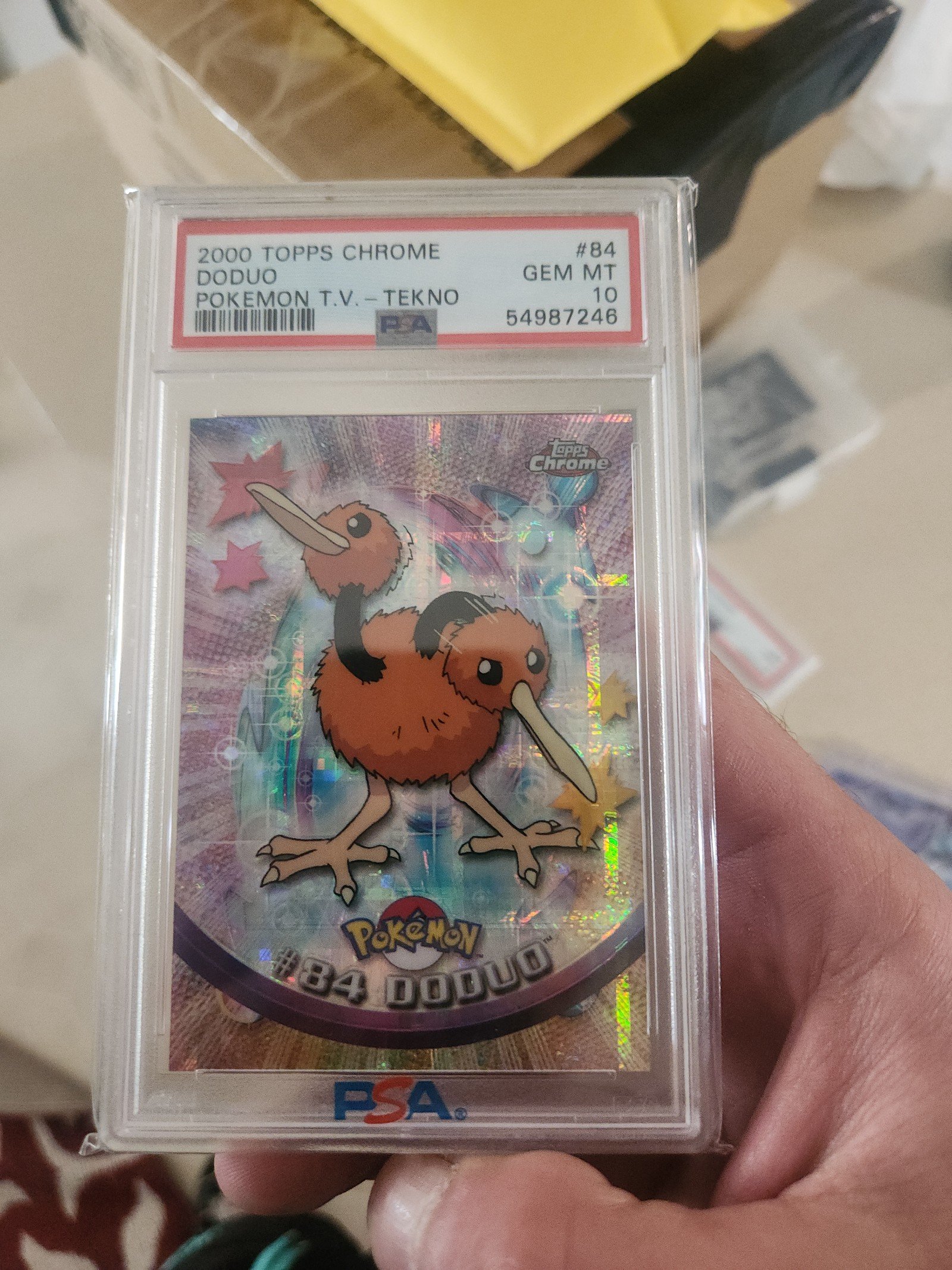 Doduo topps chrome tekno psa 10