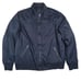 Banana Republic Men's Flight Jacket Sz L Navy Quilt Lined Bomber Water Resistant