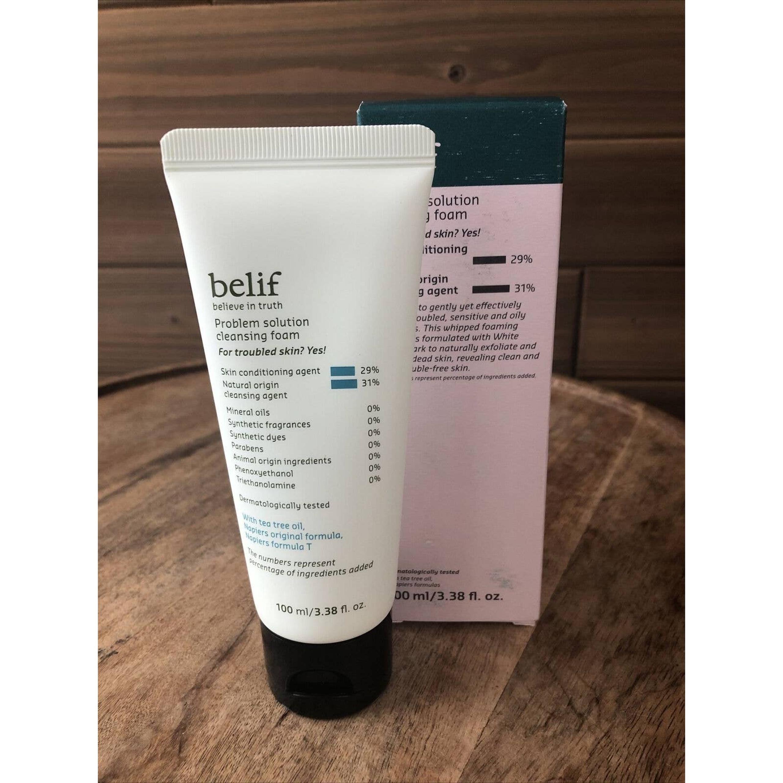 belif Problem Solution Cleansing Foam For Troubled Skin 3.38 oz New In Box