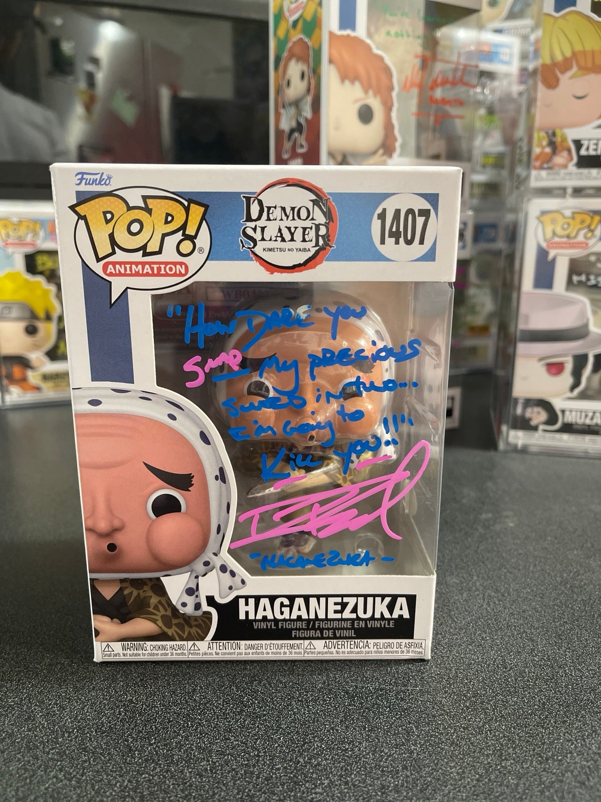 Funko Pop Haganezuka Signed with COA