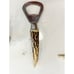 Vintage Wood & Horn Barware Man Cave Set & Stand
