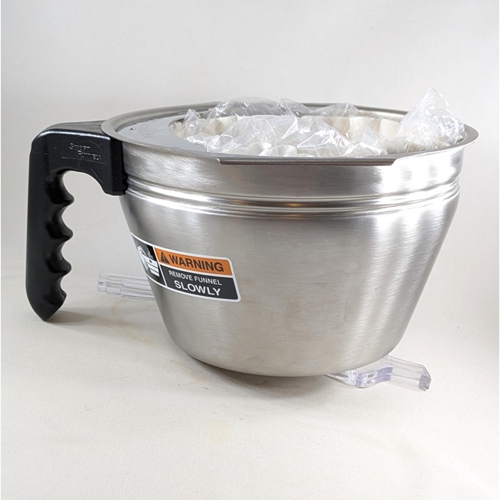 Bunn Stainless Steel Commercial Coffee Maker Funnel Assembly With Filters