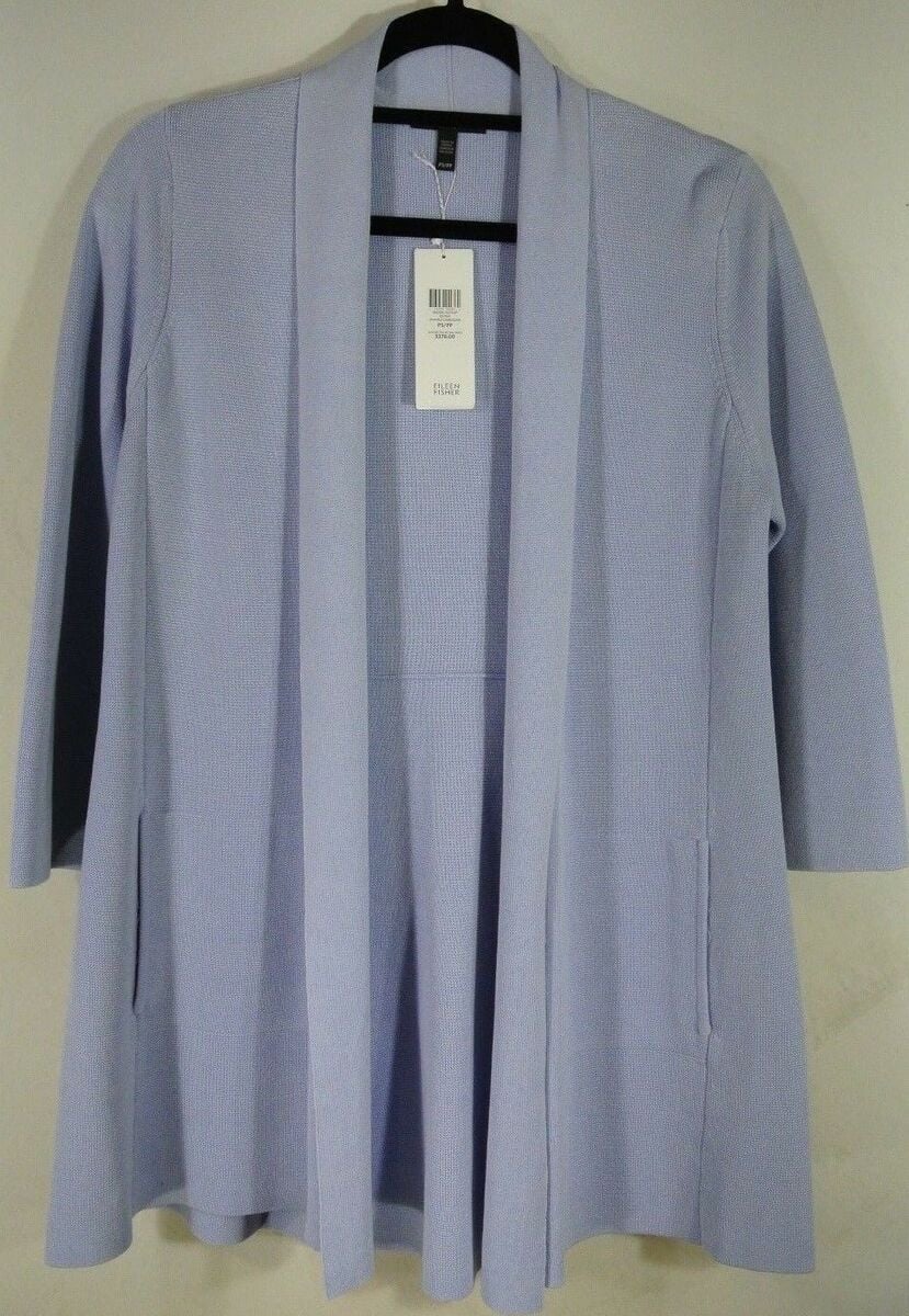 Eileen fisher NWT silk cotton interlock cardigan 3X