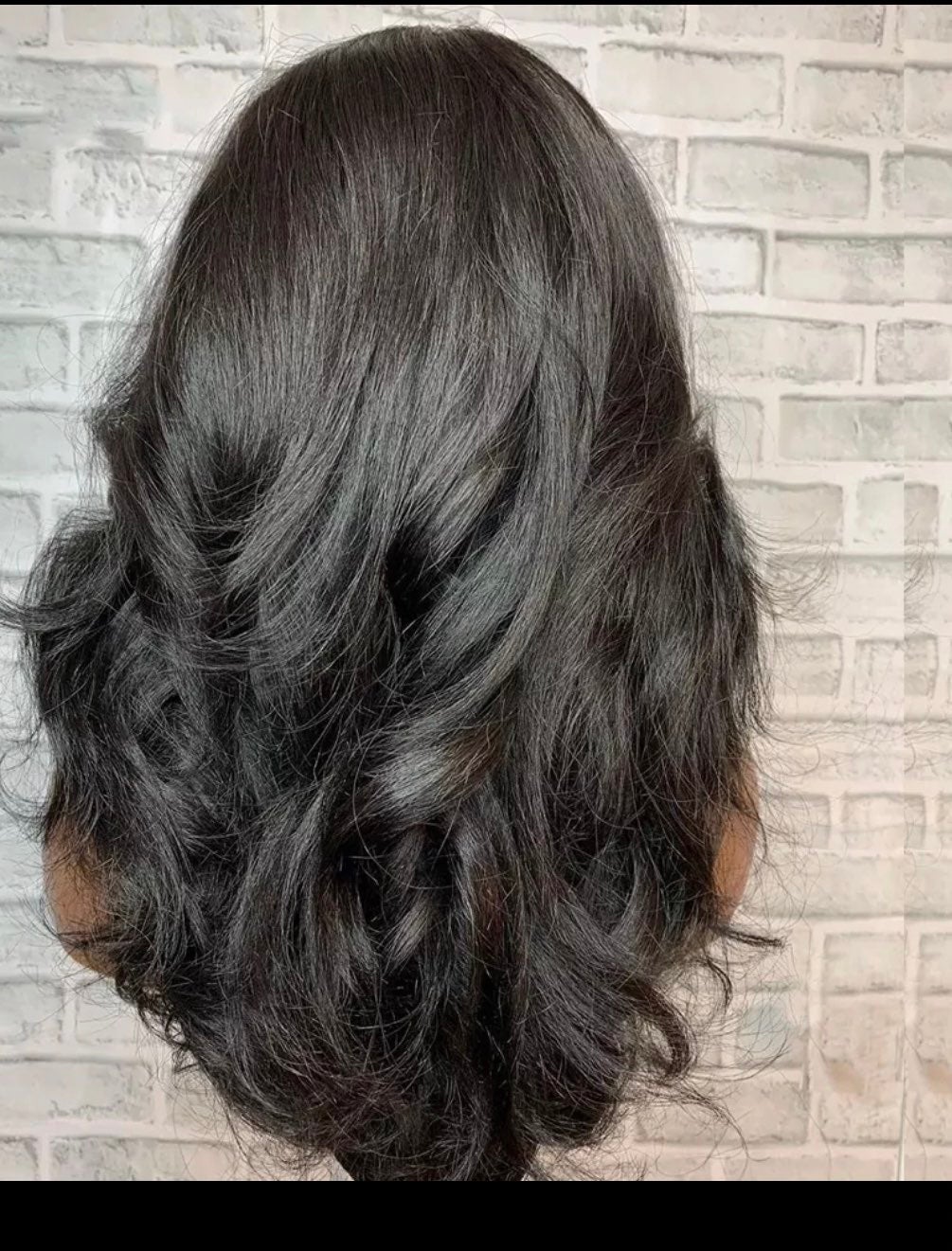 Virgin Only Black Human Hair Wig