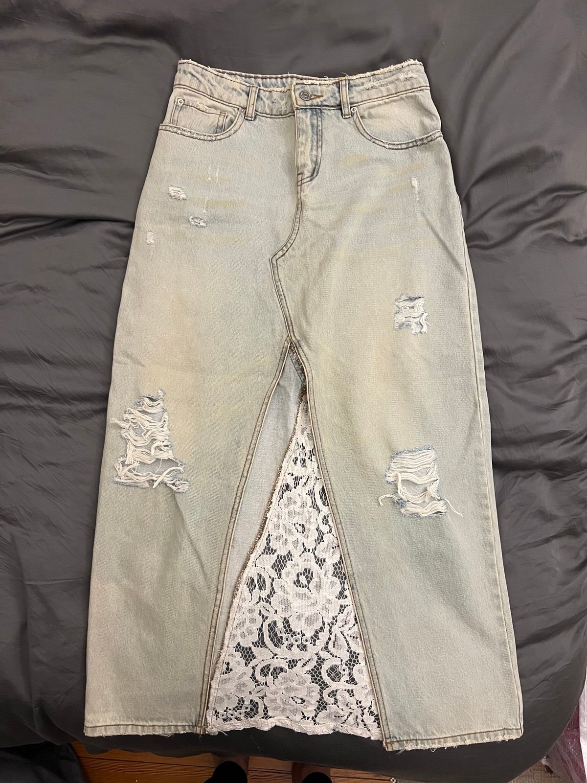 UO BDG y2k Denim Maxi Skirt - size xs/s