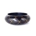 Stunning Ebony with brass inlay bracelet 7.75”