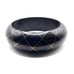 Stunning Ebony with brass inlay bracelet 7.75”