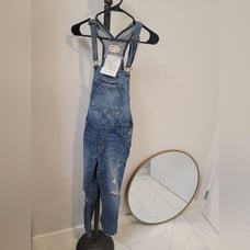 Current/Elliott Ranch Hand Dark Wash Overall Sz 1