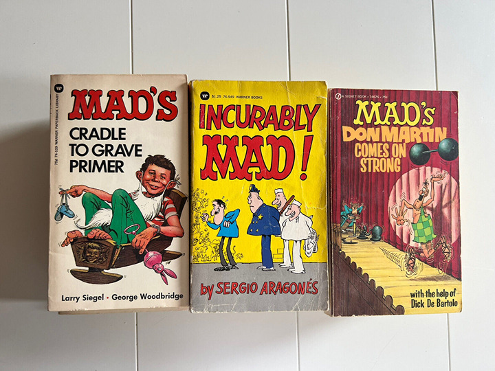 18 MAD Magazine Paperback Books - 60s/70s - Vintage!