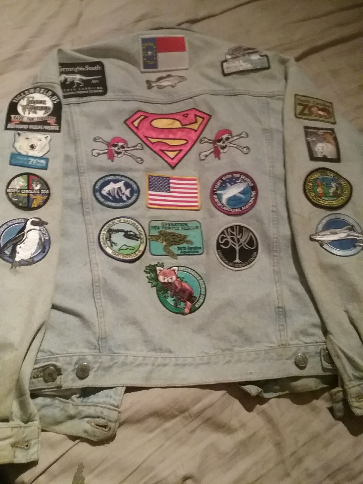 Denim Jacket With Patches
