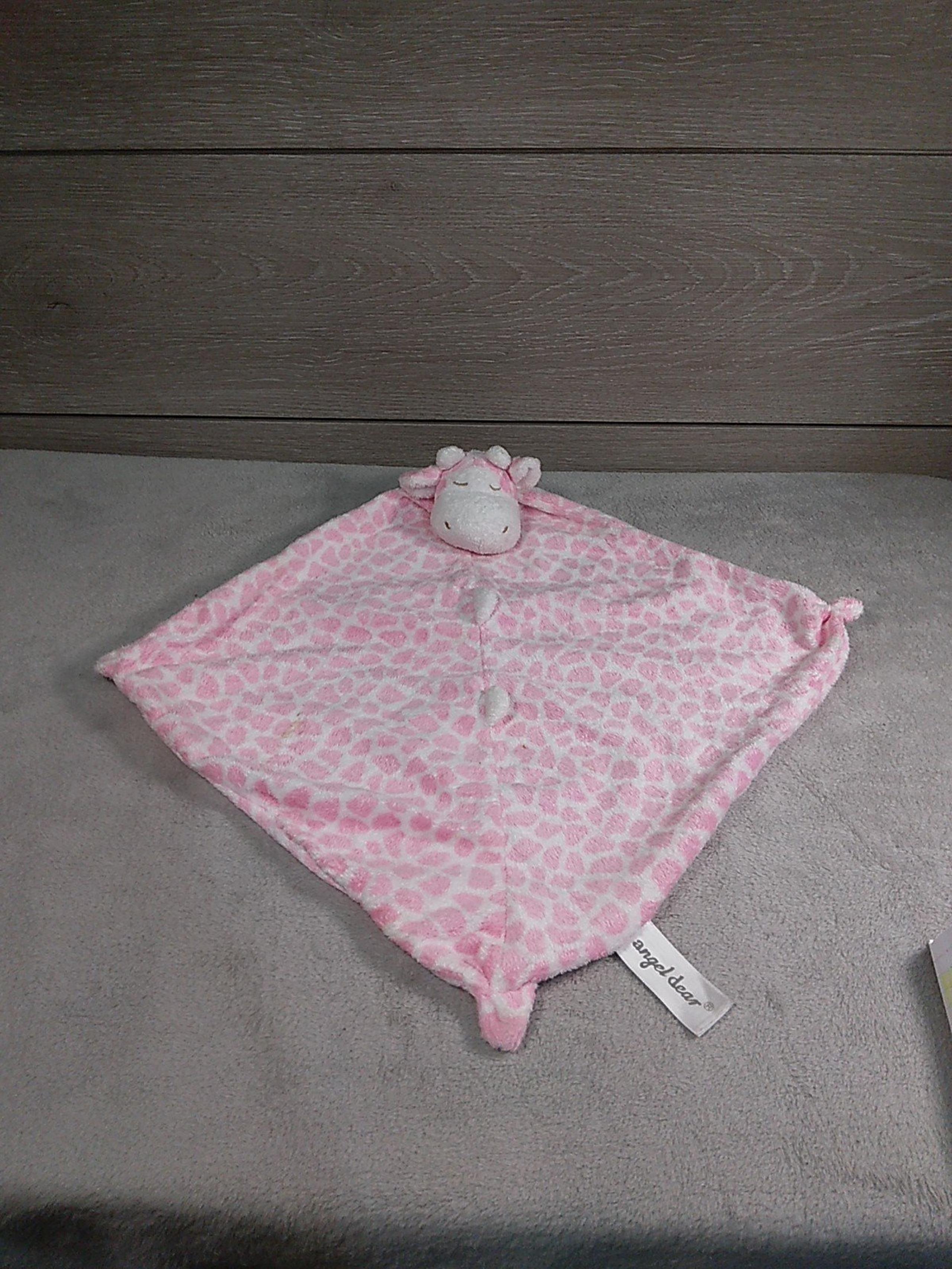 Angel Dear Pink Giraffe Blankie Security Blanket Lovey