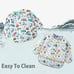 5 Pack Long Sleeve Bib,Baby Toddler Waterproof Sleeved Bib