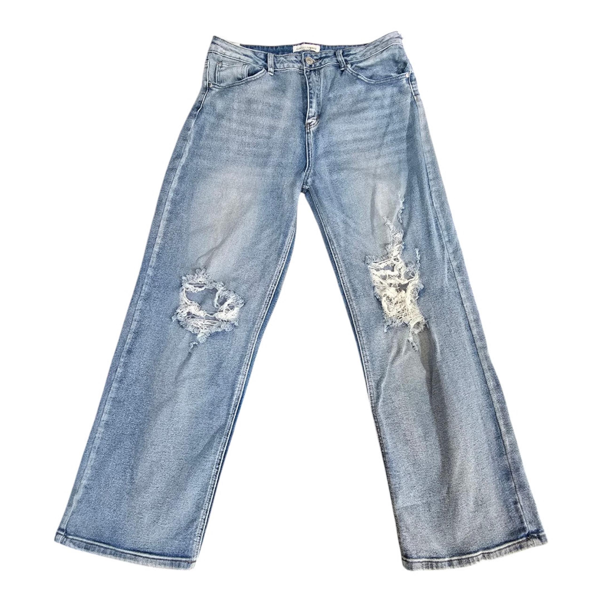 Almost Famous Wide Leg Ripped Jeans 13