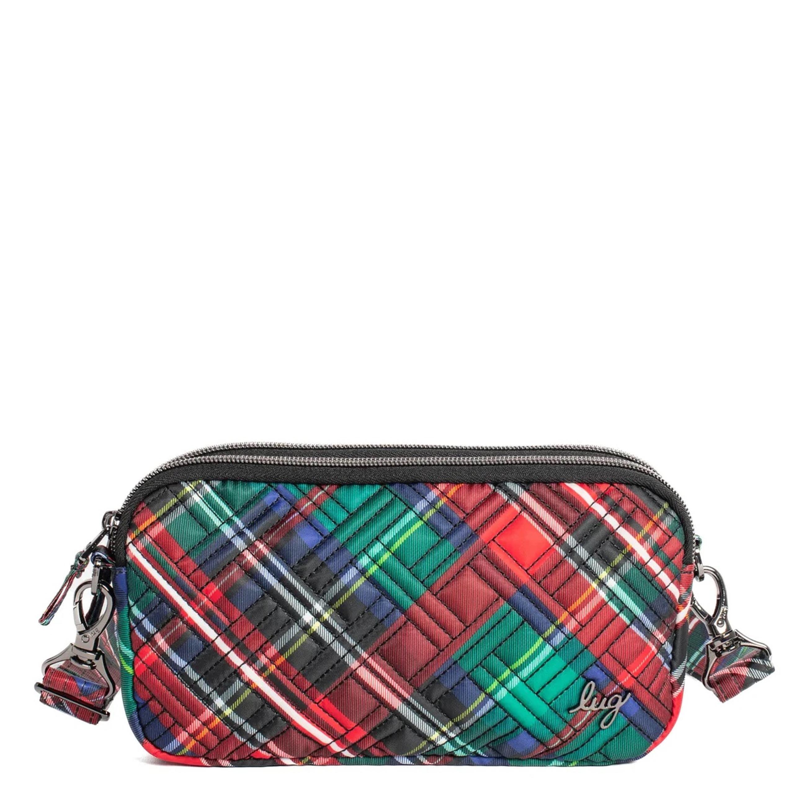 Lug Coupe XL Convertible Crossbody Bag NWT Tartan Plaid