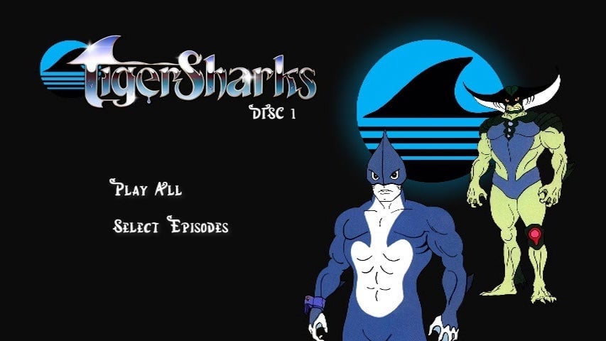 Tigersharks Custom 2 Disc Season 1 DVD 21 Episode Set - The Comic Strip - detail