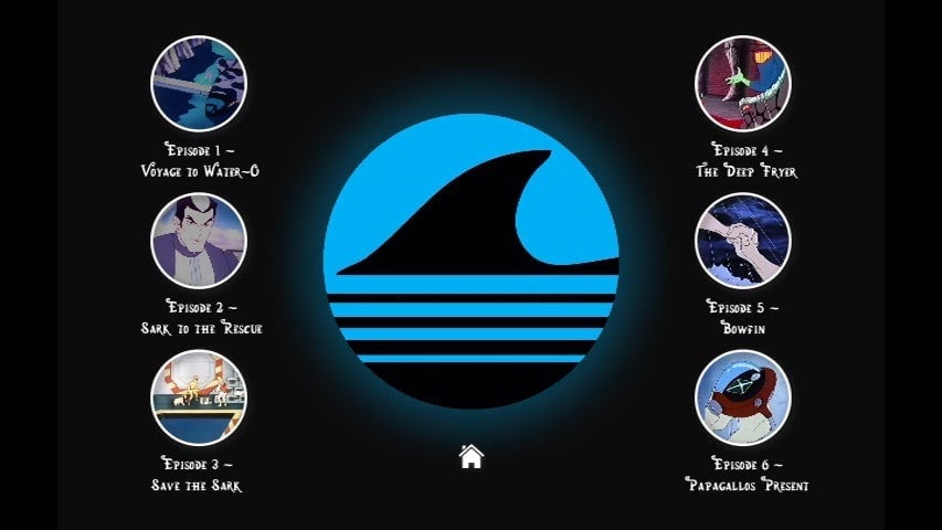 Tigersharks Custom 2 Disc Season 1 DVD 21 Episode Set - The Comic Strip - detail