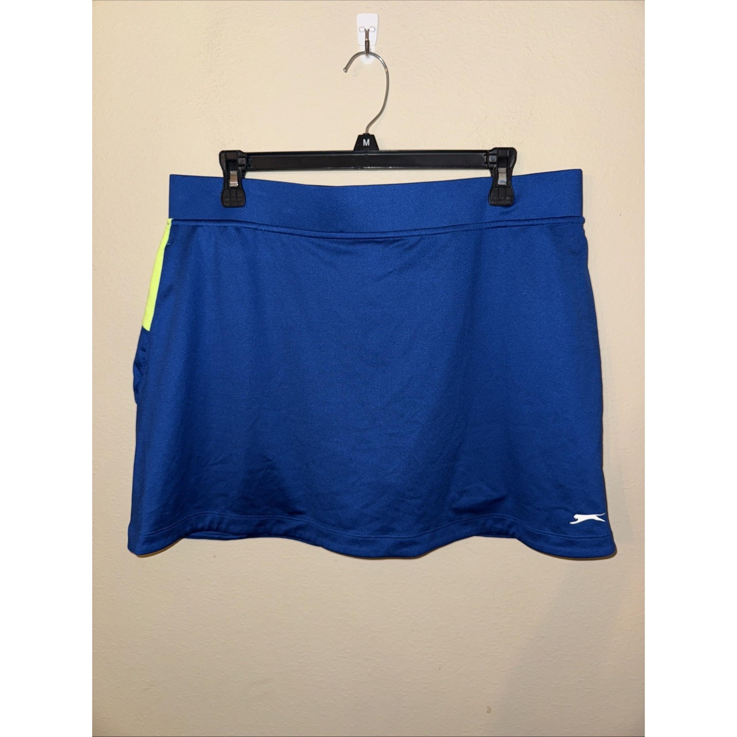 Women's Large Hydro Dri Refresh Colorblock GOLF SKORT Deep Blue - Slazenger