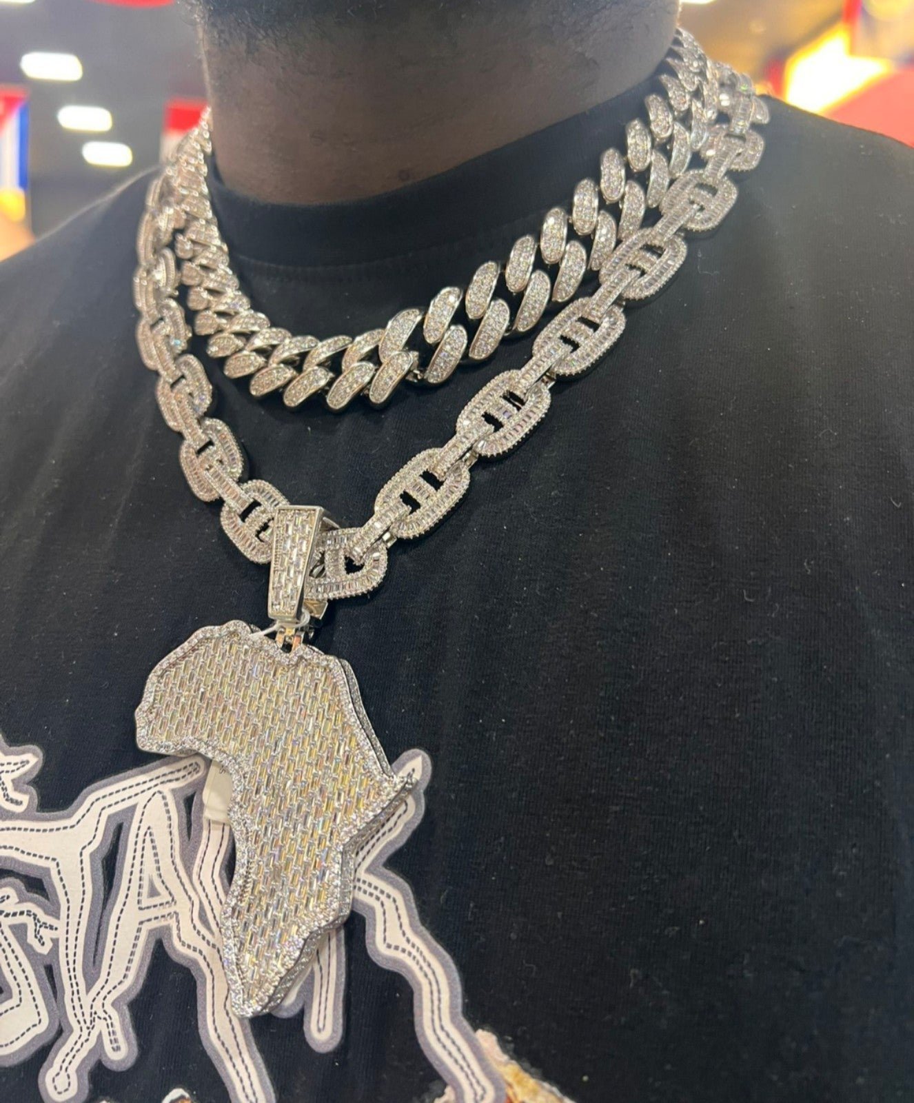 Large African pendant