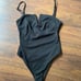 Vici black vneck bodysuit