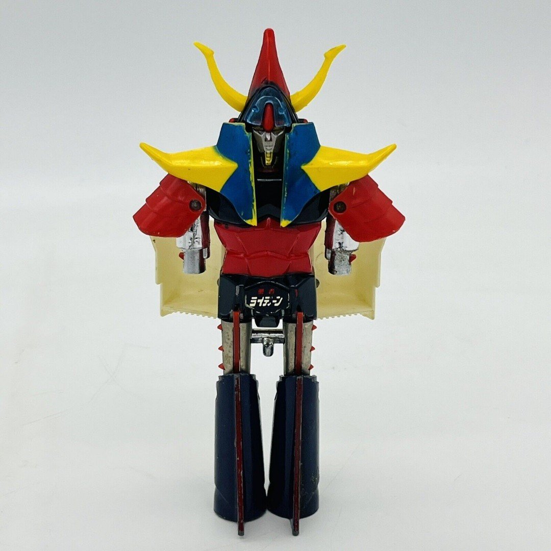Raideen The Brave Vtg Shogun Warriors 6” Die Cast Figure 1977 POPY Incomplete