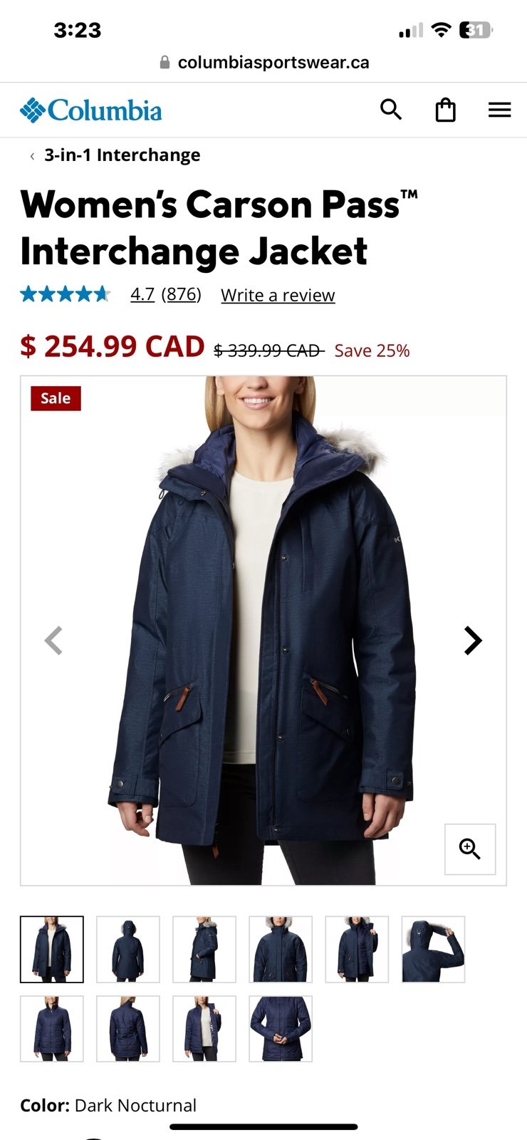 Women’s Columbia Winter Jacket