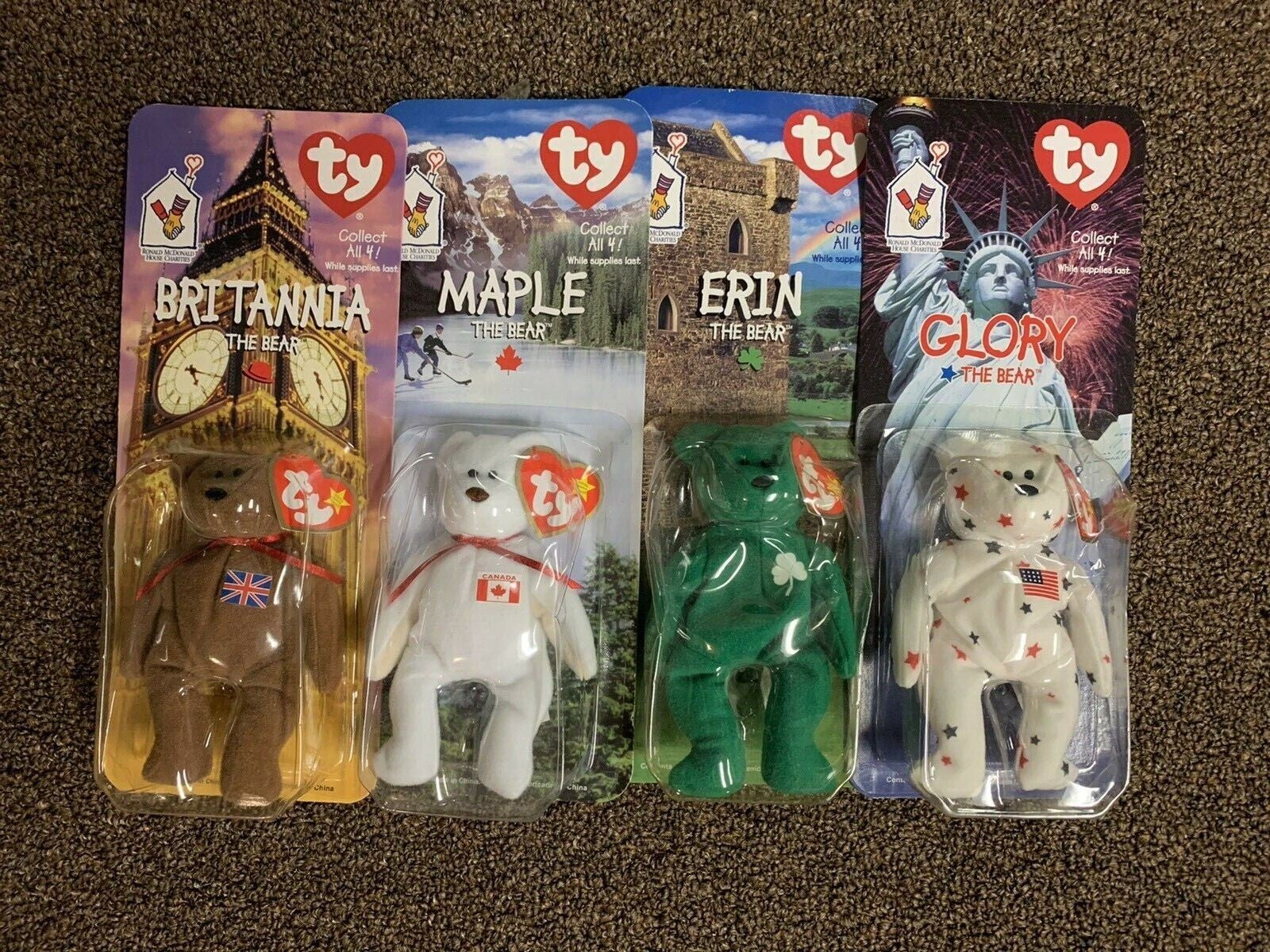 1999 International McDonald series beenie bears