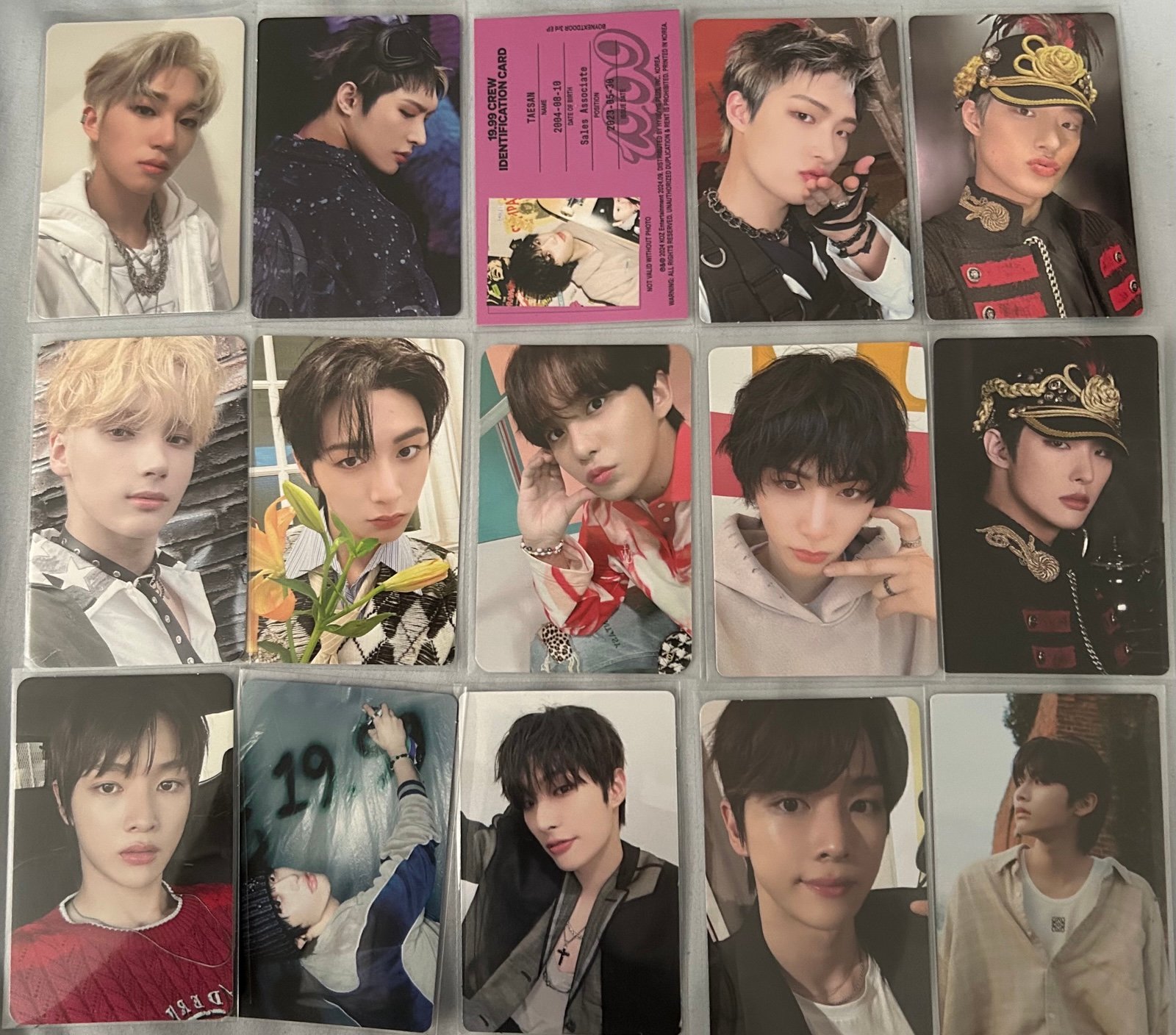 kpop photocard boygroup lot