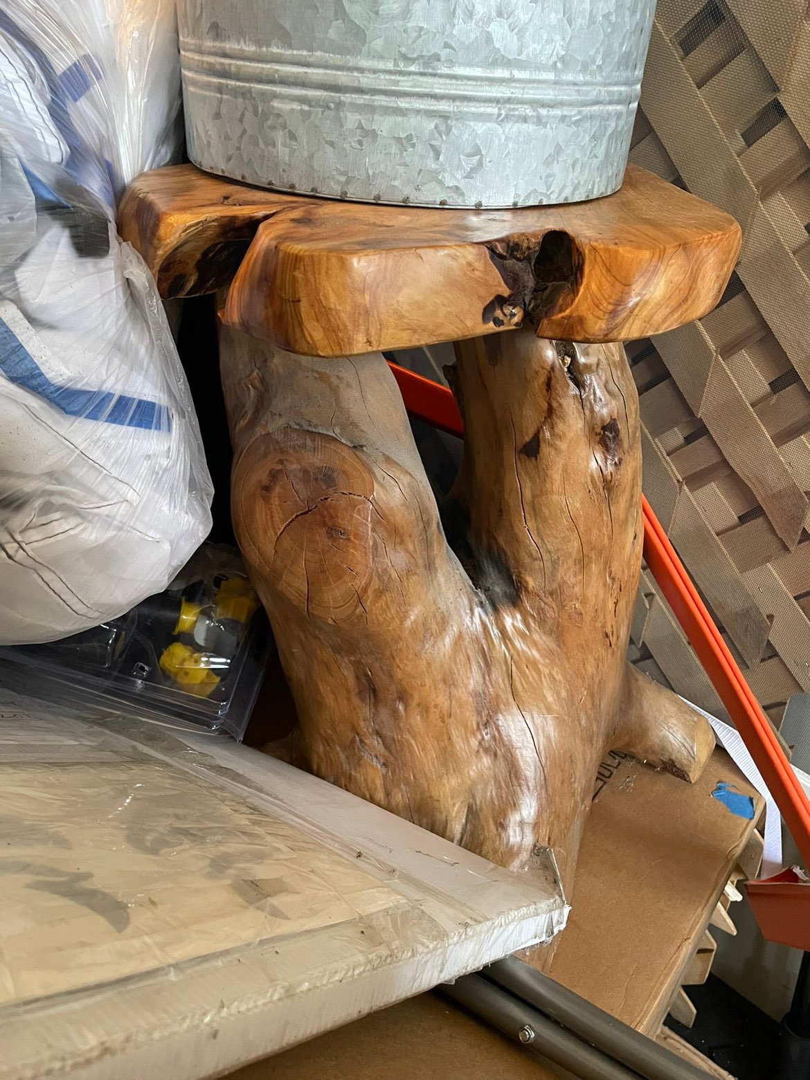 Small wood table