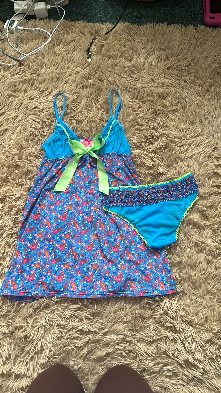 Y2K Victorias Secret Rare Pout Lingerie Candy Set