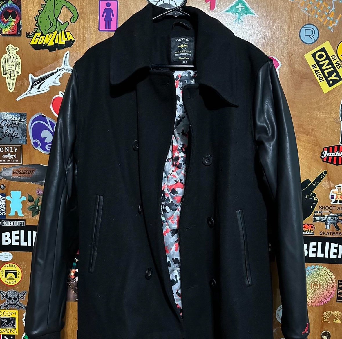 Staple Pigeon x Urban Jungle Peacoat