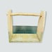 Primitive Rustic Wood and Metal Wire Storage Basket Farmhouse Barn Art