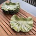 Tommy Bahama Green Leaf Plate Set