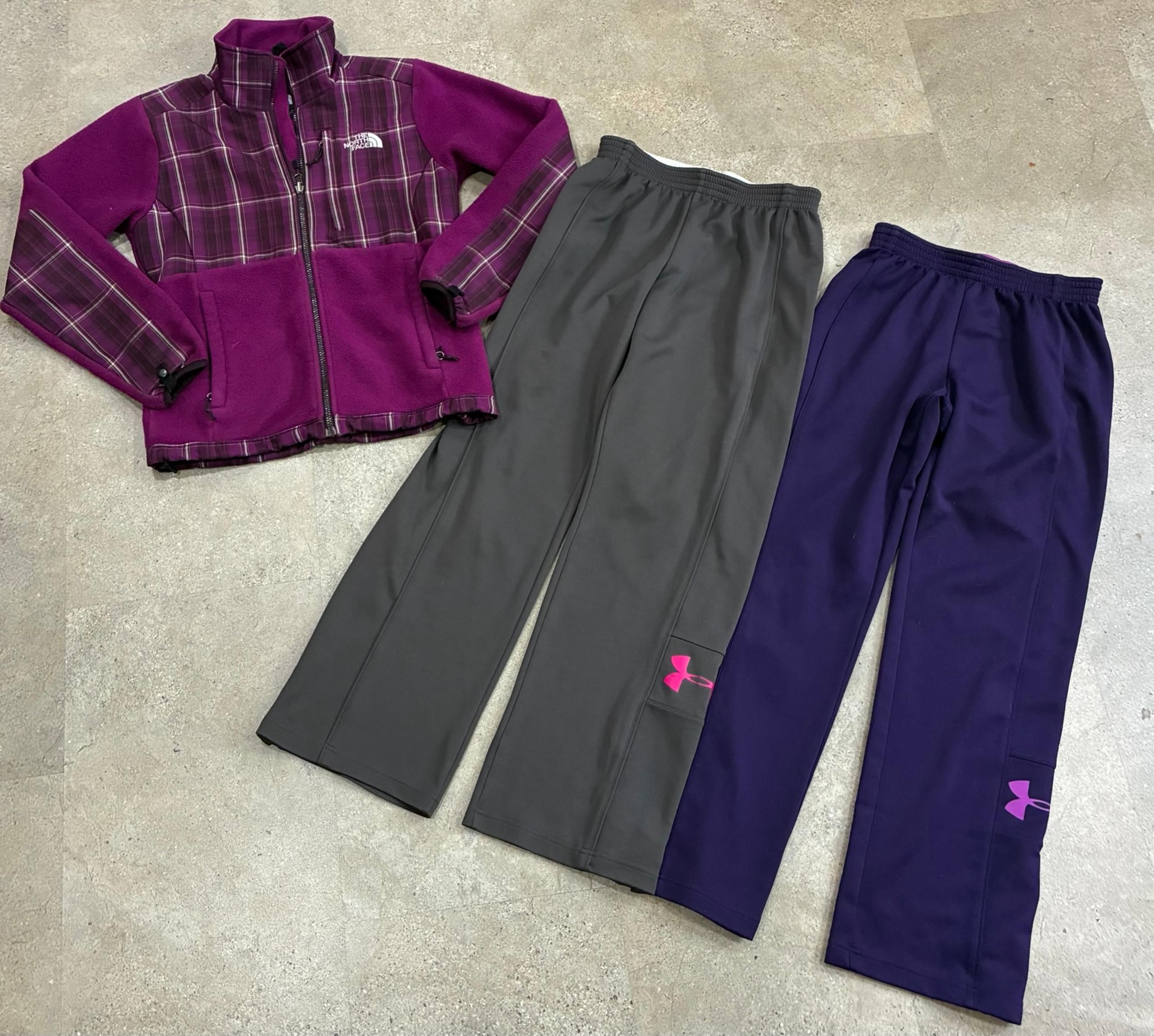 Womens NORTH FACE/UNDER ARMOUR Jacket & Athletic Pants, sz XS