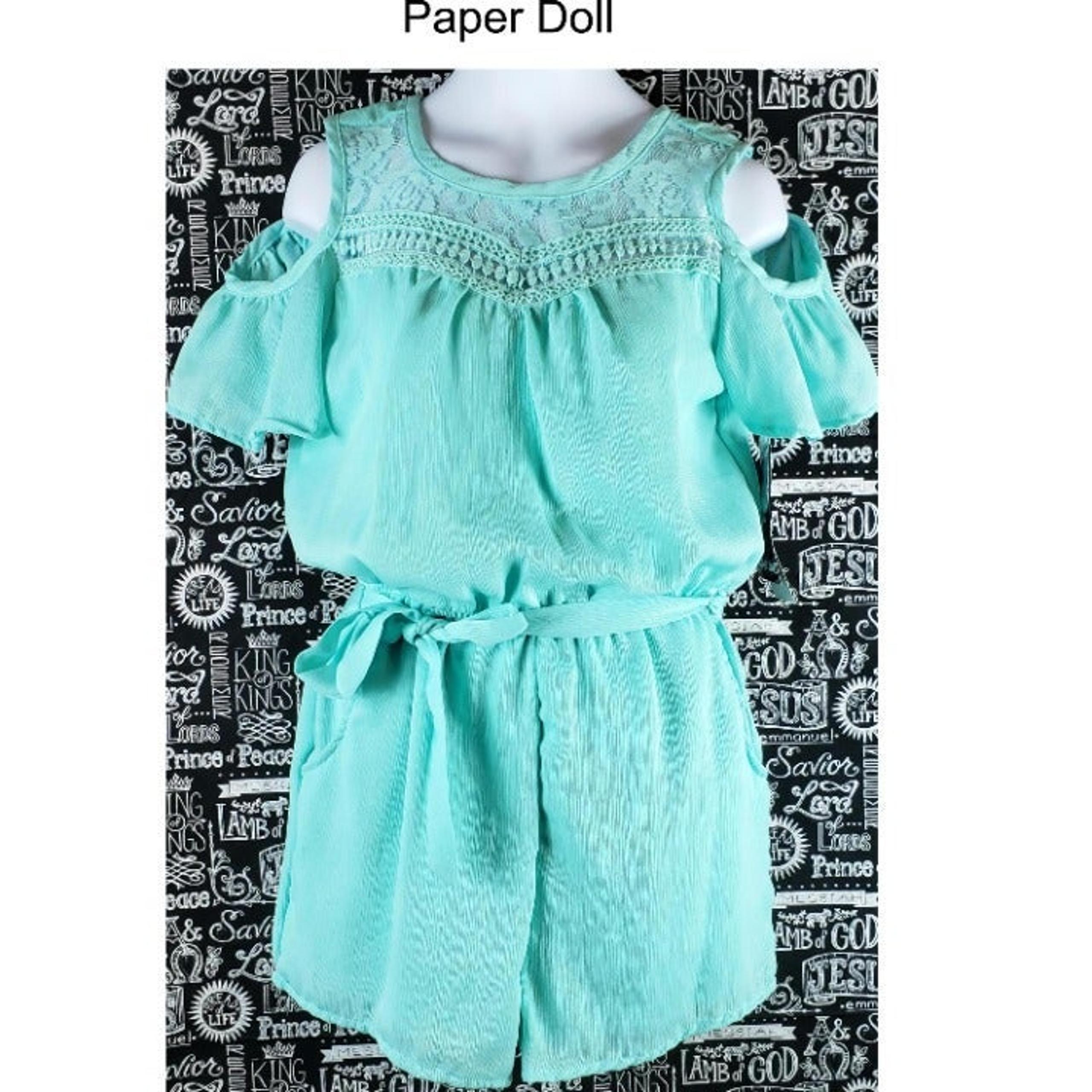 Paper Doll Romper Sz 14 NWT