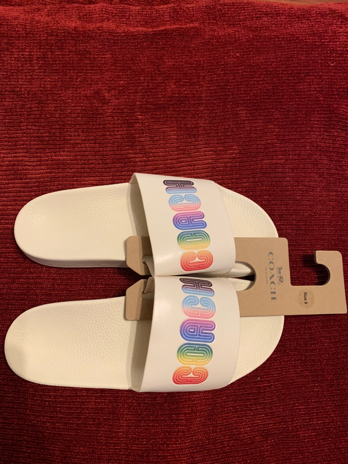 Coach slide sandals