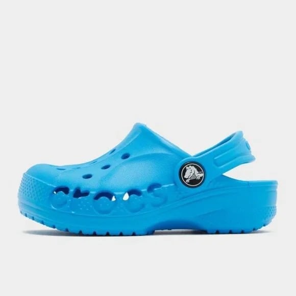 Crocs Boy's Blue Baya Adjustable Slip-On Casual Beach Clogs Size 7