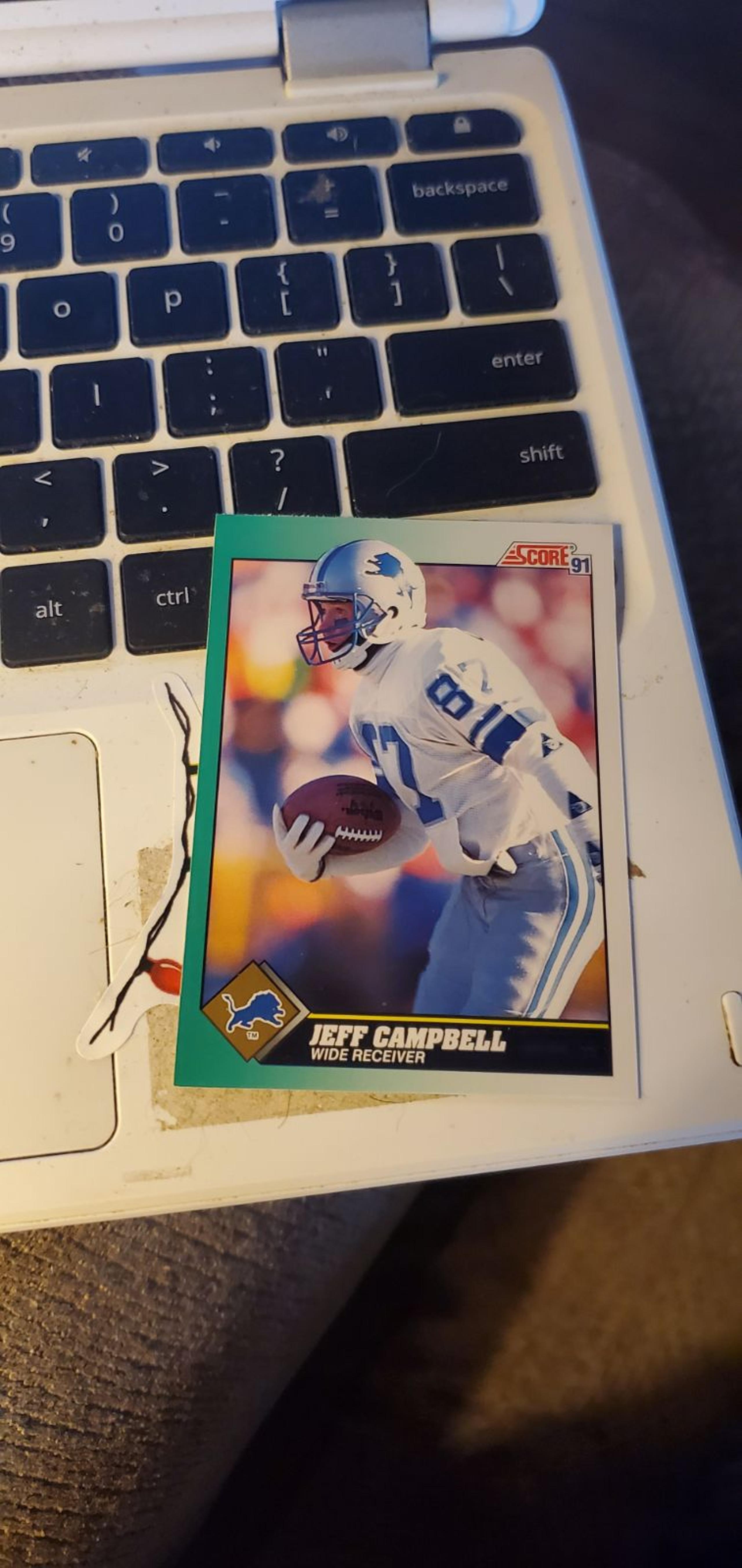Jeff Campbell football card
