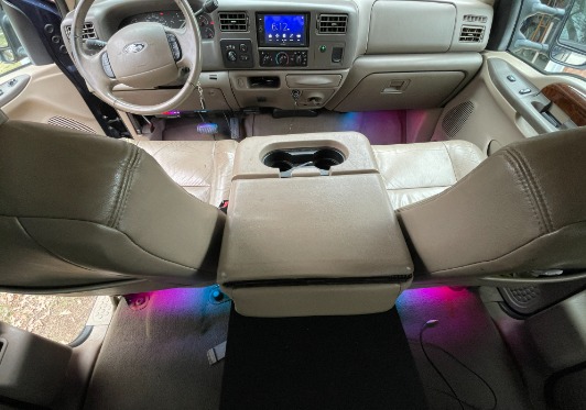 Interior Car Lights with Smart App Control, RGBIC Car Lights with Music Sync Mod
