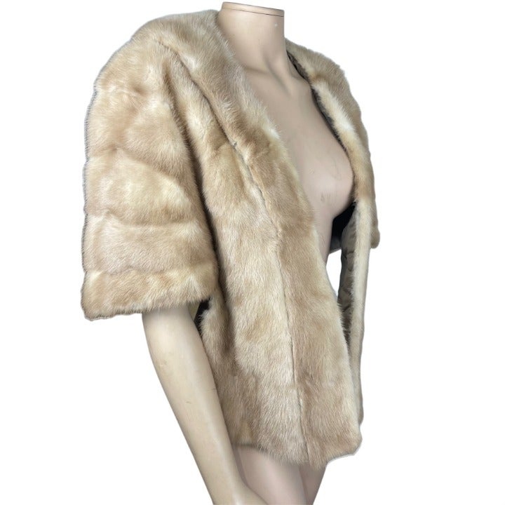 Canadian Fur Vintage Fur Shawl Wrap Genuine high quality Mink