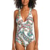 NWT La Blanca Pave The Way Multi-Strap Cross-Back 1-Piece Swimsuit Size 10