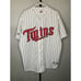 Vintage 90s Majestic Minnesota Twins Pinstripe Blank Jersey sz 2XL Made USA