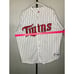 Vintage 90s Majestic Minnesota Twins Pinstripe Blank Jersey sz 2XL Made USA